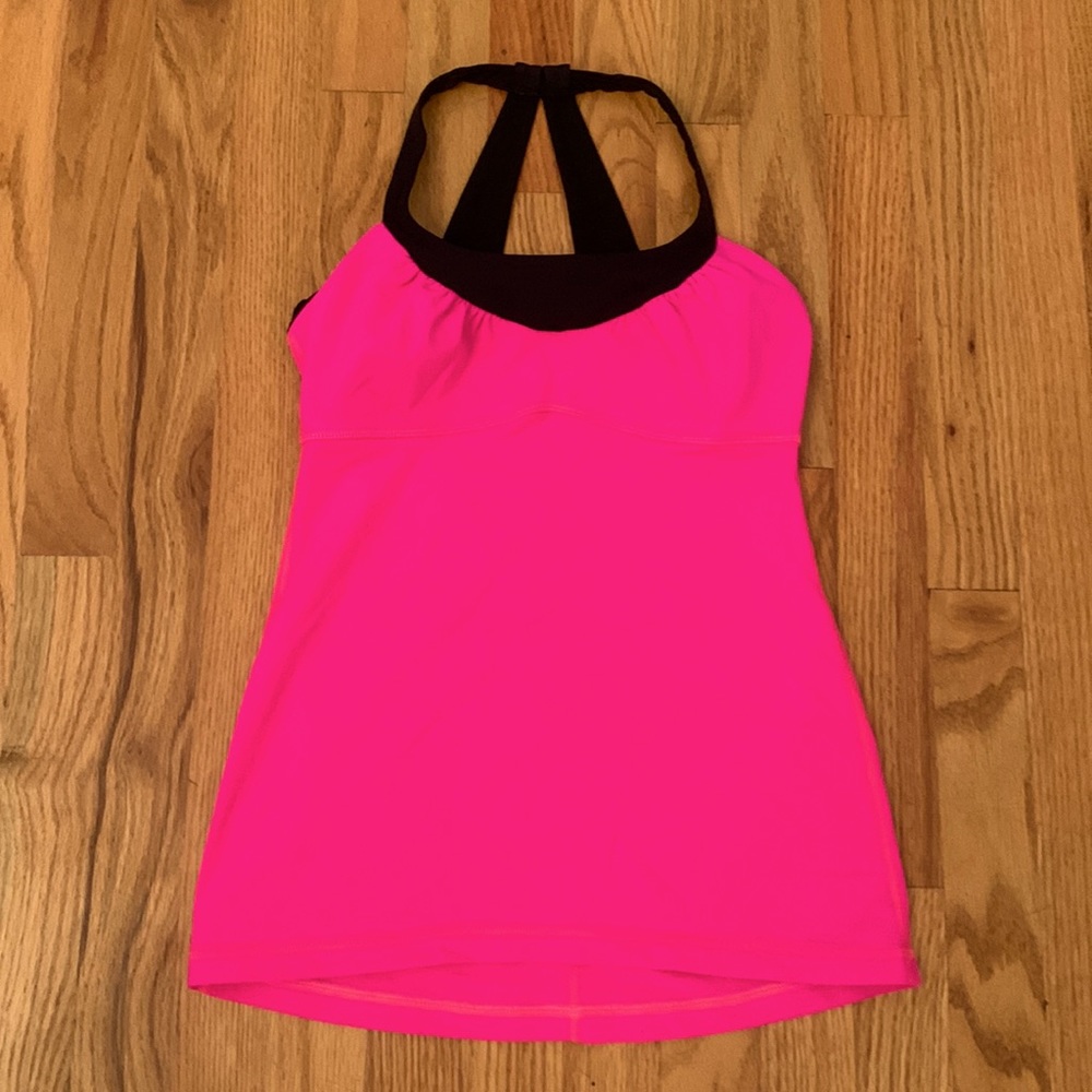 Lululemon Tank w/ Built-In Bra - Hot Pink - 6